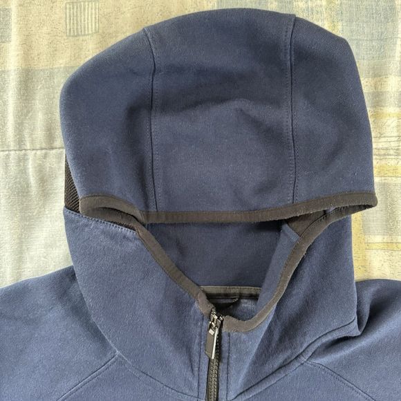 Nike Dri-FIT Full Zip Basketball Print Navy Blue Long Sleeve Men's Large - Picture 5 of 15